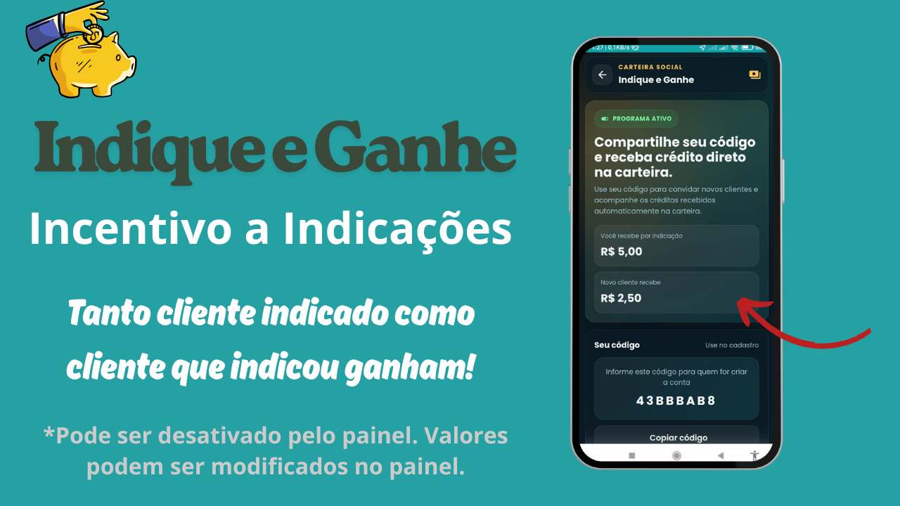 Novidade indique e ganhe app mobilidade urbana